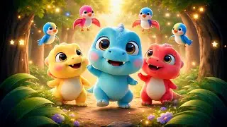 Baby Dinosaur Learning Video 🦖 | Colors, Counting & Fun | Kids Educational Cartoon