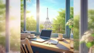 Saturday Morning Focus&mdash;A Bright Day in Paris | Weekend Work Music for Productivity 토요일 아침 파리의 맑은 하루