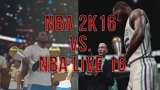 NBA 2K16 vs. NBA Live 16 Finals Comparison
