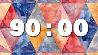 Geometric Triangles 90:00 Countdown Timer