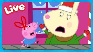 🔴 LIVE! CHRISTMAS With George Pig 🎅🏻 Winter Holiday Fun 🎄 Peppa Pig FULL EPISODES | Kids Cartoons