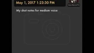 medium - my shot notes