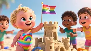 Sunny Florida Beach Day Fun 🏖️👶 | Fun Summer Song for Kids | Playful Nursery Rhyme