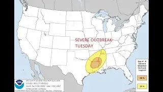 Potential severe weather outbreak