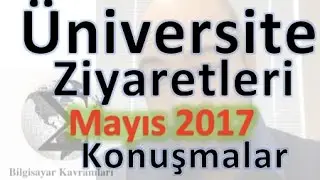 Tanışma, Üniversite Konuşmaları, Organizasyonlar
