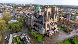 Kathedrale Basiliek Sint Bavo Drone Video