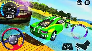 Водные гонки на машинах &mdash; гонки на плавающих автомобилях &mdash; Android GamePlay