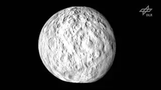 Cratered Surface of Ceres in Motion