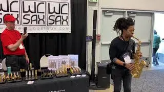 Paul Taylor - Westcoast Sax MOAM Alto Saxophone Mouthpiece Demo