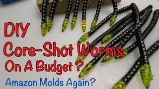 Core Shot Shakey Head Worms On A Budget - Yet Another Stone Mold #huntingforgills