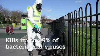 Antibacterial fogging service for outdoor areas from Key West Hygiene Services