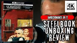 REAR WINDOW🤩LA VENTANA INDISCRETA ALFRED HITCHCOCK  4KUHD REVIEW UNBOXING!