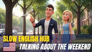 Talking About the Weekend 🗓️ | Slow English Conversation for Beginners
