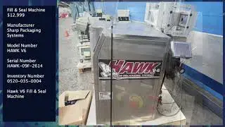 Sharp Packaging Fill and Seal Machine for sale at HGR Industrial Surplus