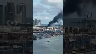 Fire Near Miami port | Citizen
