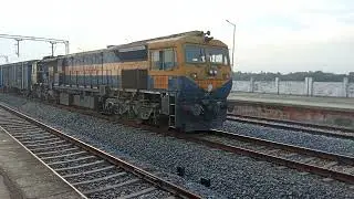 Chapar Railway station WDG4D GOODS TRAIN Chapar 