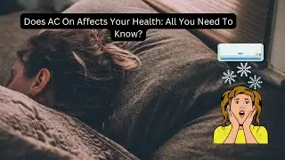 How Sleeping With AC On Affects Your Health! #sleep #airconditioning #healthcare #nighttime