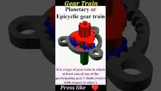 Epicyclic gear train #gear #geartrain #planetary