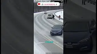 The Most Intense: ⚠️ Black Ice Nightmare: No Control on the Off-Ramp