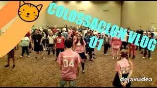 ✿ COLOSSALCON 2013 Vlog 01 ✿ [Powerpuffs, Dancing Panels, & Caffiene]