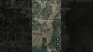 Found Volkswagen Beetle Spider On Google Maps #googleearth #googlemaps #shorts