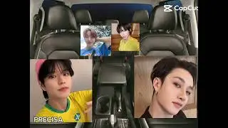 Stray kids com seus filhos Nexz Kick Flip