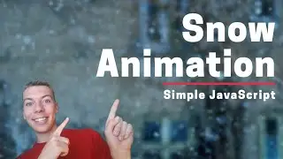 I made SNOW with JavaScript