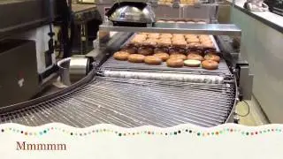 Doughnuts on Conveyer Belt - Krispy Kreme