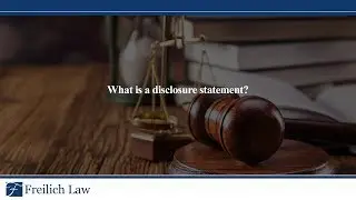 What is a disclosure statement?