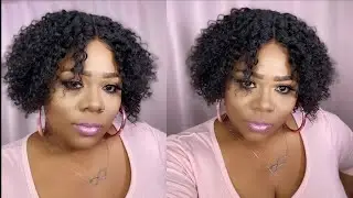 Summer ready snap back CURLS!! 💯 HUMAN Hair Bobbi Boss MHLF424 JAZZIE | Annette💋Beauty