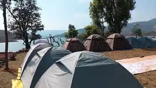 vasota camping big camp site in vasota bamnoli koyna Lake camp package call anand pawar 8275927758