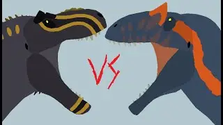 PIVOT DINOSAUR FIGHT - Tyrannosaurus vs Giganotosaurus