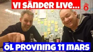 Livesteamad &ouml;l provning den 11 mars direkt fr&aring;n Brygghus19 #husbilsliv #brygghus19 #husbilstips