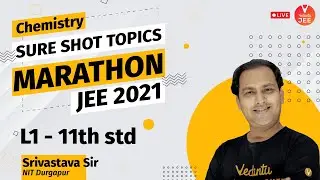 Sure Shot Topics MARATHON for JEE 2021 - L1 🔥| Important Topics for JEE Mains Chemistry | Vedantu