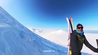 Sailing and skiing in Svalbard
