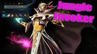 DoTa 2 How To Jungle Invoker Patch 7.22d