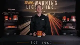 Amber Medium Profile Fleet Plus LED Beacon #23815