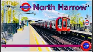 Metropolitan Line Trains at North Harrow Station! - London Underground (30/04/2024)