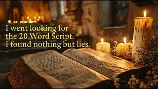 I went looking for the 20 Word Script. I found nothing but lies.