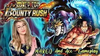One Piece Bounty Rush MARCO BANNER SUMMON & ACE AND MARCO + GAMEPLAY!