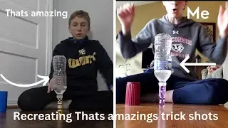 Recreating thats amazings cap flip on a dice stack