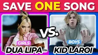 SAVE ONE SONG 💙💝 BOYS vs GIRLS | Music Game
