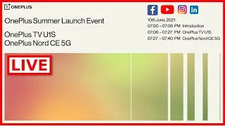 Презентация OnePlus Nord CE 5G в прямом эфире | Презентация OnePlus TV в прямом эфире