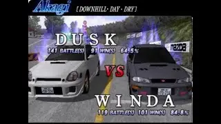 Initial D Arcade Stage Ver.3 &mdash; Битва 5/9: Акаги &mdash; DUSK(GC8V) против NEFFR(GDB)