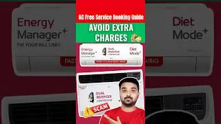LG AC Free Service Booking Guide: Shocking Truth You Must Know 😱#shorts #tech
