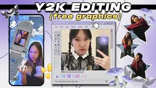 Редактирование в стиле Y2K с БЕСПЛАТНОЙ графикой, чтобы сделать ваши фотографии круче — советы и ...