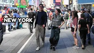 [4K]🇺🇸NYC Walk🗽 -  Exploring 5th Ave & 6th Ave in Manhattan 📸 Busy Streets of New York City 🚕✨