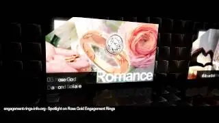 Rose Gold Engagement Rings - high end engagement rings - Rose Gold Engagement Ring