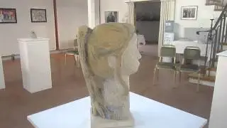 Sanna Sepp&auml;nens sculpture of Sylvette David ( Pablo Picassos model)
