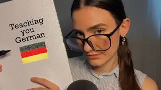 ASMR ROLEPLAY | Very STRICT TEACHER teaches you GERMAN 🇩🇪​